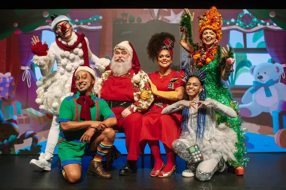 Visita Papai Noel + Duende - Final de ANo - Cia do Bafafá